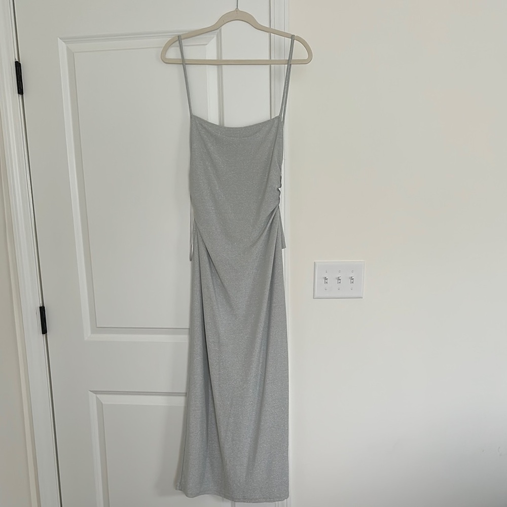 Reformation Breslin Elegant Gray Women's Dress